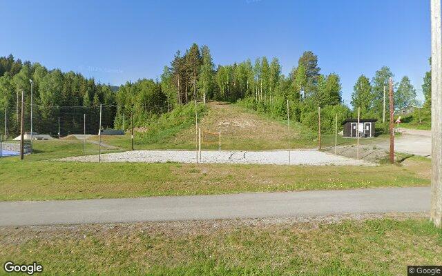 Prestfoss – sandvolleyballbane i Sigdal